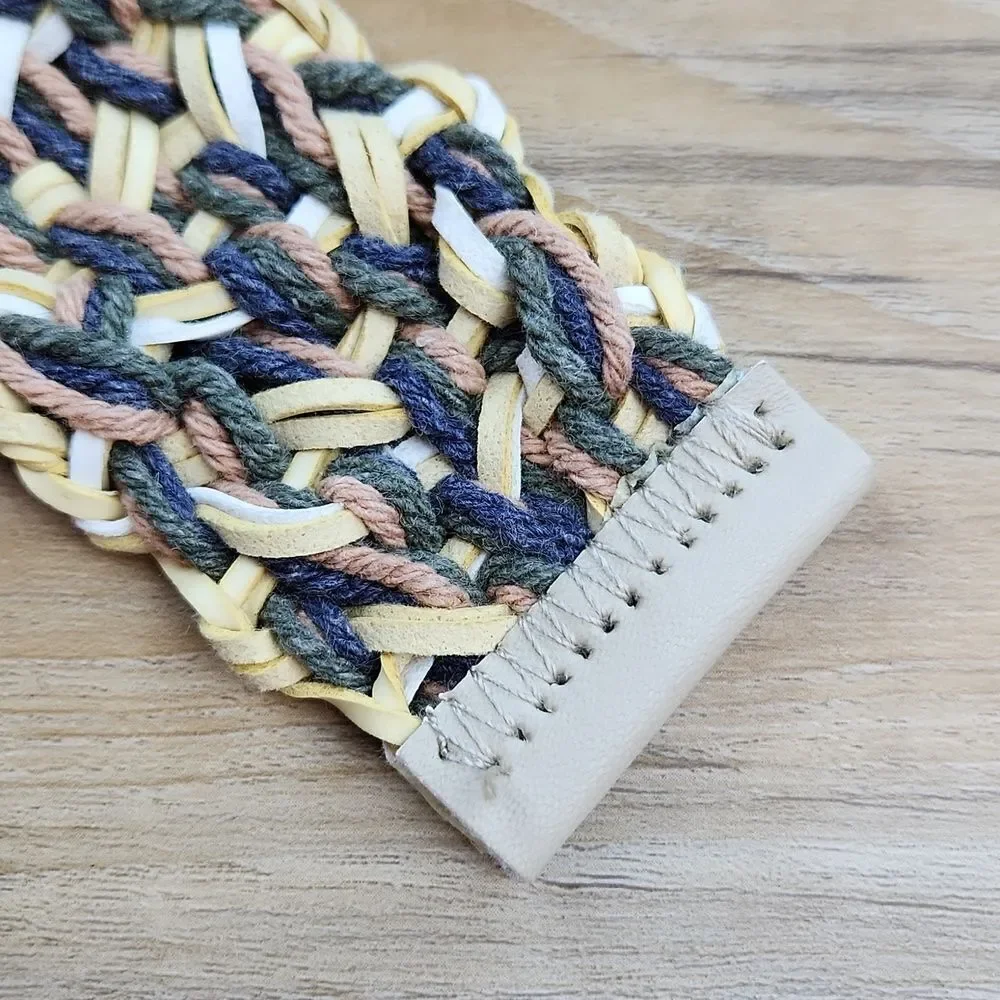 🔺️Multicolored Braided Belt Size 8